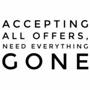 Everything in the closet is on final clearance. Please send the offer.